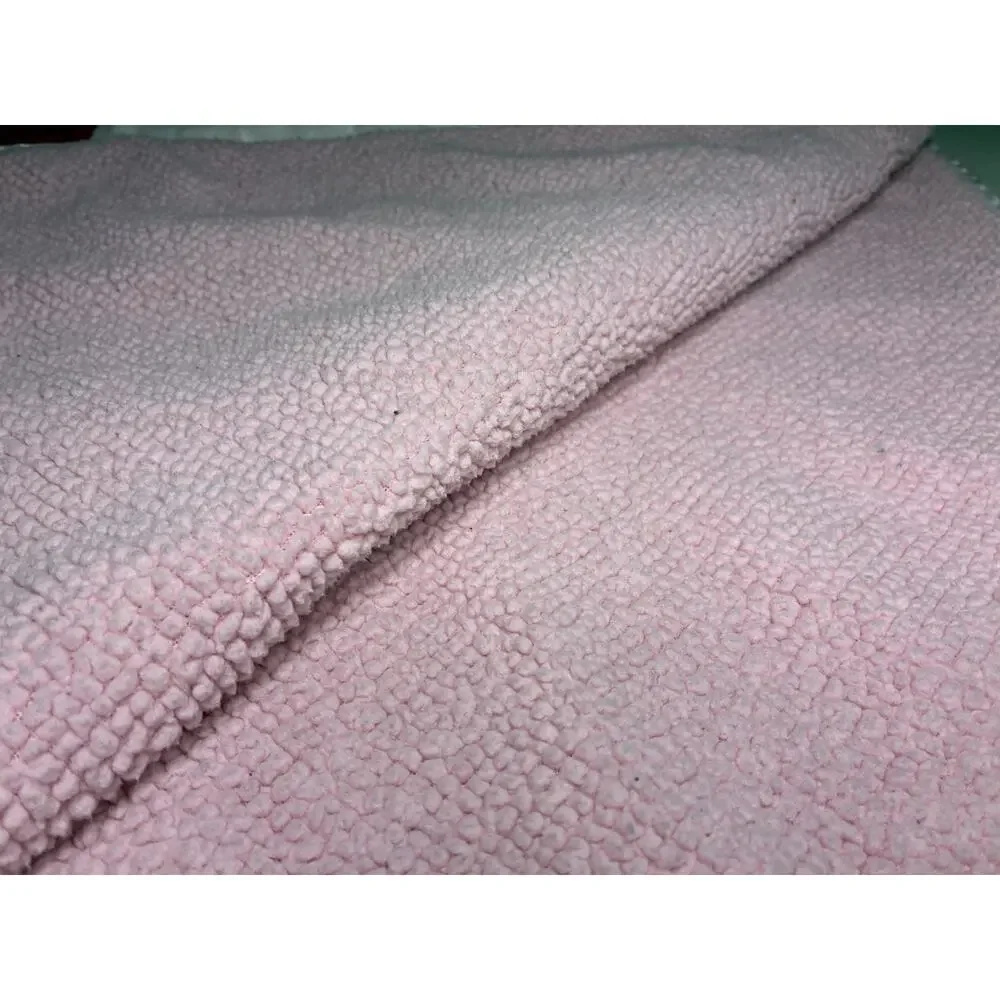 Carters Child of Mine Patchwork Baby Blanket Pink Green Squares Minky Dot Satin